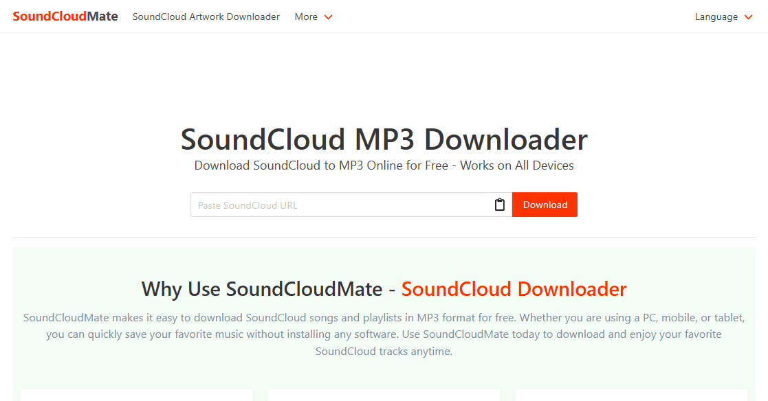 SoundCloudMate SoundCloud Downloader